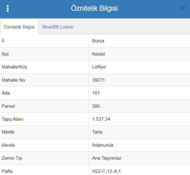 BURSA KESTEL LÜTFİYE KÖYÜ'NDE 1.537 M²  TARLA SATILIKTIR - BURSA KESTEL fotoğraf 3